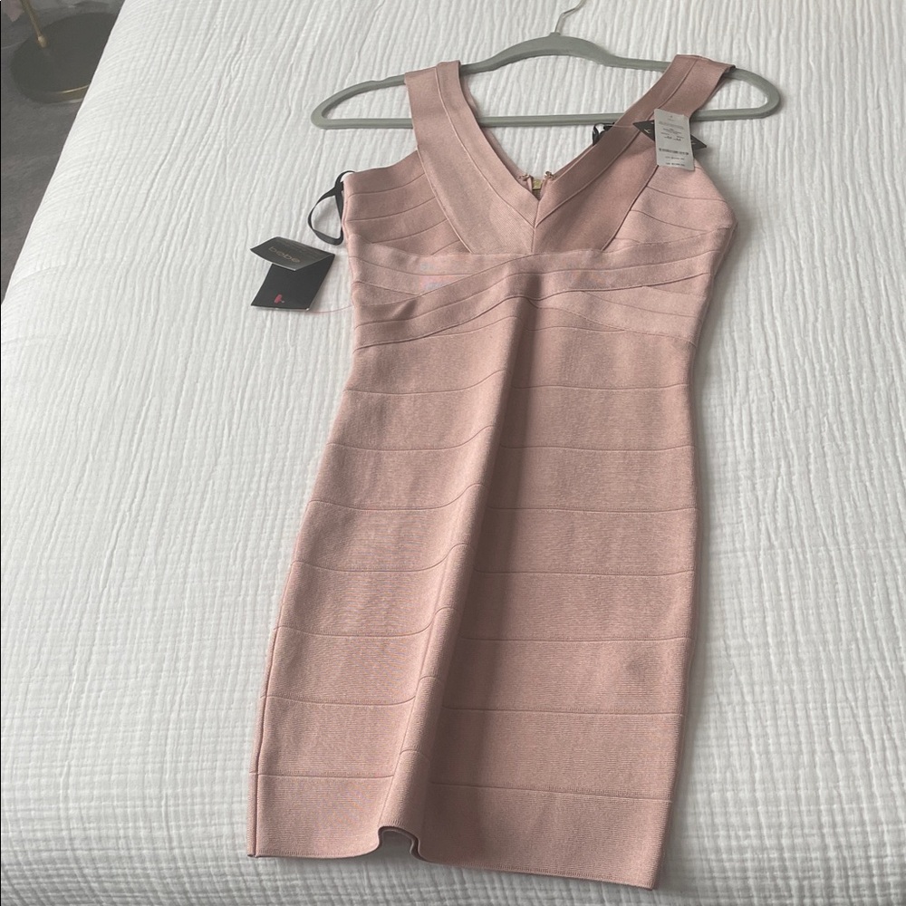 bebe Blush Pink Mini Dress